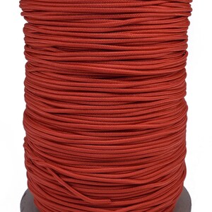 Solar Orange 275 Kordel 5 Strang Paracord - 1000 Fußspule