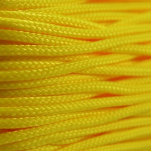 95 Cord - Yellow - Type 1 Paracord - 100 Feet on Plastic Winder - 1/16&quot; Thick - Bored Paracord Brand