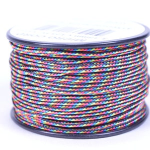 Dark Stripes - Micro Cord 1.18mm - 125 or 1000 Foot Spool - Made In USA