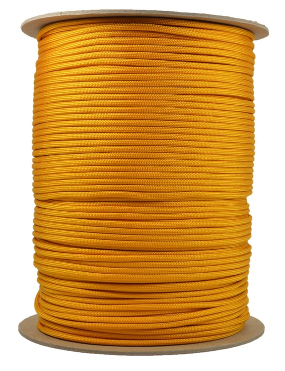 Goldenrod 1000 Foot Spool 550 Paracord for Paracord Crafts Made in the  United States -  Canada