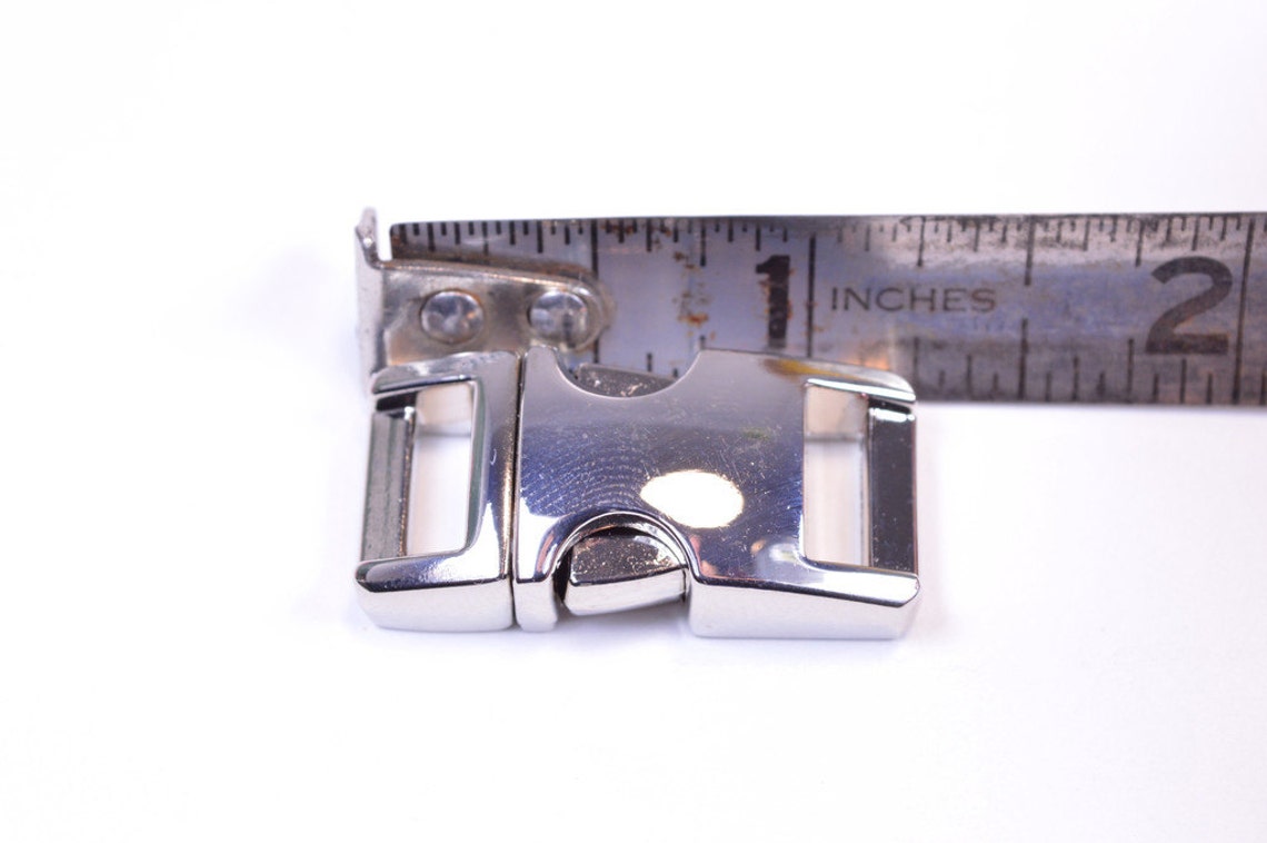 FMS 5/8 Inch (16mm) Side Release Whistle Buckles In Black, Grey, Orange & Yellow
