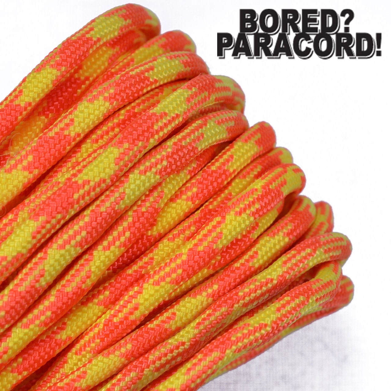 Neon Orange Micro Cord - 100 Pound - 125 Feet - Great Paracord Accessory Cord