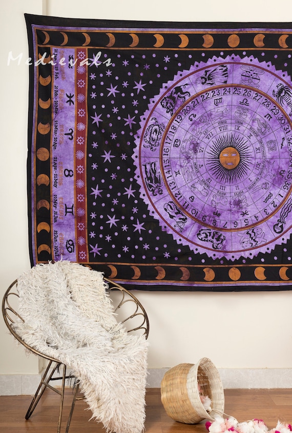 Purple sun tapestry sale