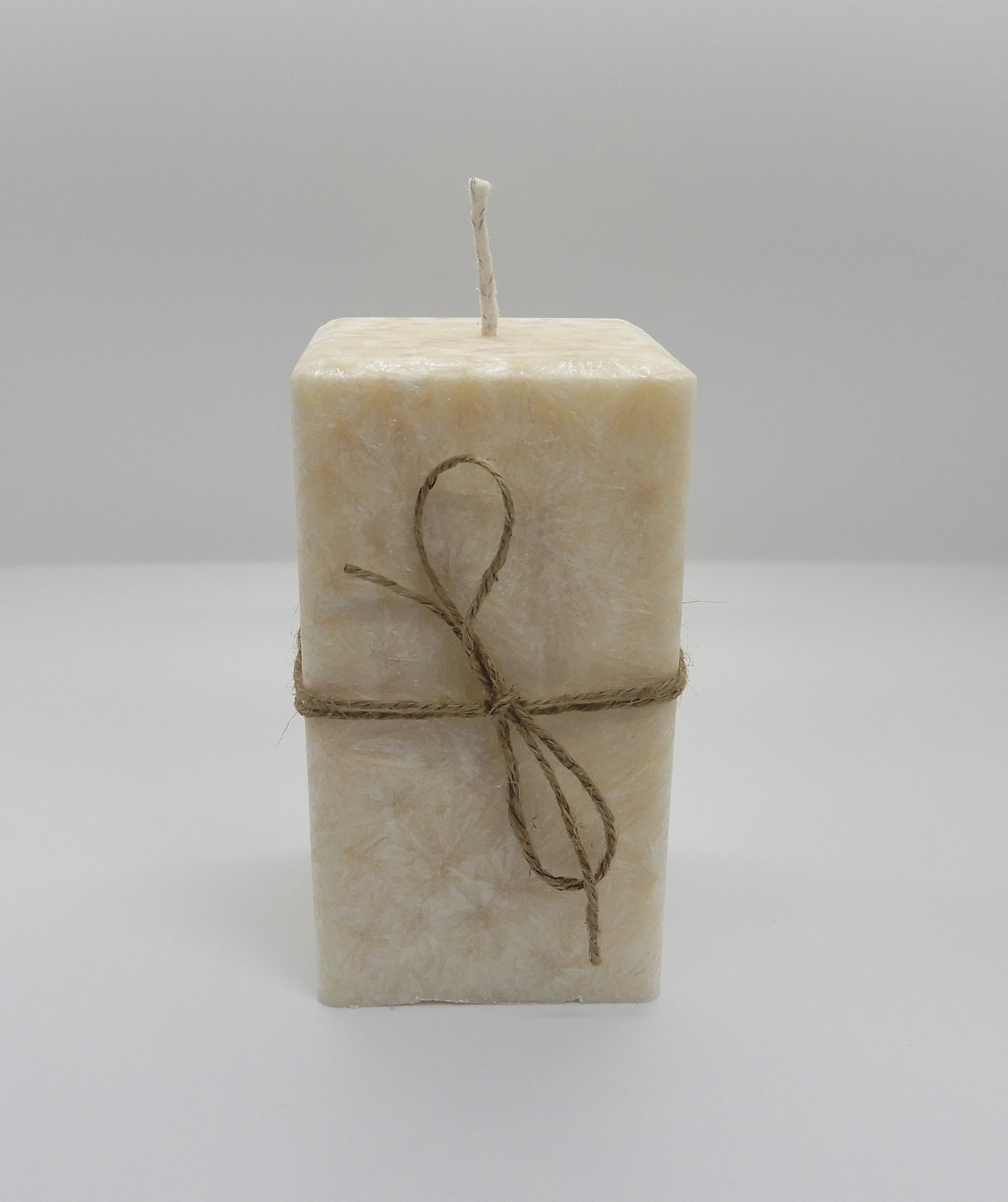 White Palm Wax Pilier Bougie sur Mesure Faite Tout Naturel