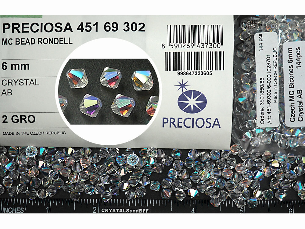 Czech Bicone Crystal Beads Rosaline Marvel AB Rondelle Diamond 3mm 4mm 6mm AB2X