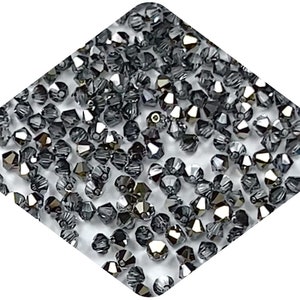 Crystal Starlight Gold Traditional Czech Glass MC Bicone Beads Rondell Diamond Crystals 3mm 4mm 6mm 8mm clear dark bronze gold