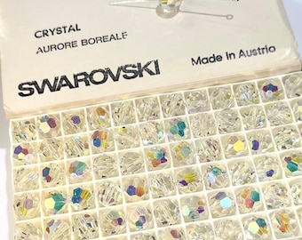 Swarovski Art. # 5000 - 10 mm Perles de cristal AB vintage rondes facettées 12pcs ou 144pcs SW208