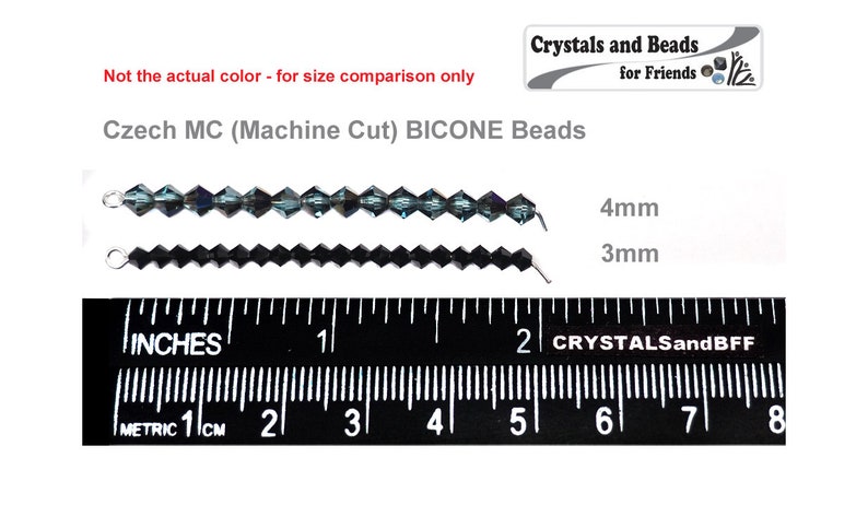 Topaze Vitrail enduit Verre tchèque traditionnel MC Bicone Perles Rondell Cristaux de diamant 3mm 4mm 6mm Perle de cristal enduite de Vitrail brun Preciosa image 2