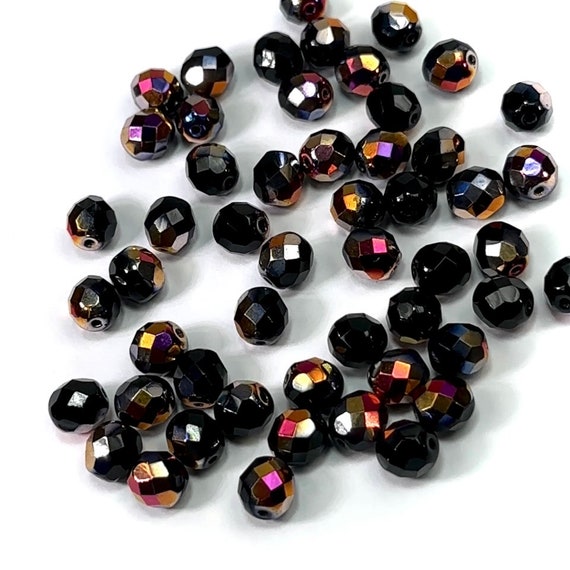 Sferetta Sfaccettata 6 Mm Foro Passante, Cristallo Vetro Molato - Foto 7