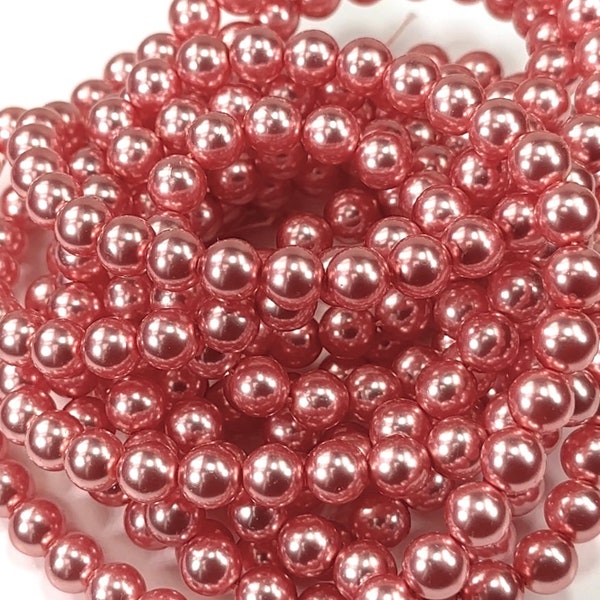 Rose Pink Jade Beads AA Gemstone Round Loose Bead 4mm 6mm 8mm 10mm 12mm Rose Pink Jade Beads AA Gemstone Round Loose Bead 4mm 6mm 8mm 10mm 12mm