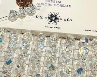 PRIMERO Crystal Beads - Two-Hole Column Beads In Lots Of Colors & Sizes For Crafting