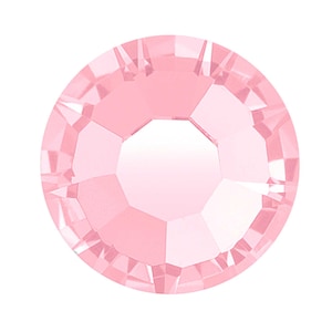 Light Rose Preciosa VIVA or MAXIMA Chaton Roses Genuine Czech Crystals Pink Rhinestone Flatbacks ss12 ss16 ss20 ss34