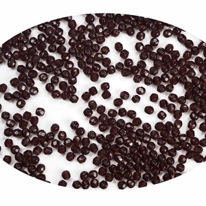 600 Burgundy 3mm Preciosa Czech Fire Polished Round Faceted Glass Beads Traditional Czech Glass Fire Polish dark brown Wholesale loose