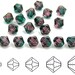 6MM Light Sapphire BiCone Rondell Preciosa Beads