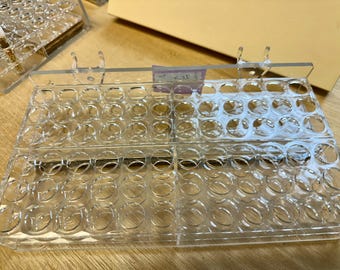 Storage Case Organizer for Miyuki Vials and Seed Bead tubes, gently used