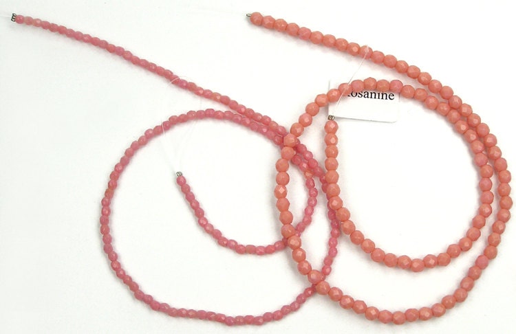 100 Perline Di Vetro Ceche Sfaccettate 8 Mm – Rubino Valentinite – Per Gioielli Fai Da Te, Collane E Bracciali