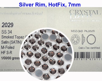 Recreated Light Smoked Topaz (1402) Swarovski 2088 XIRIUS 20ss