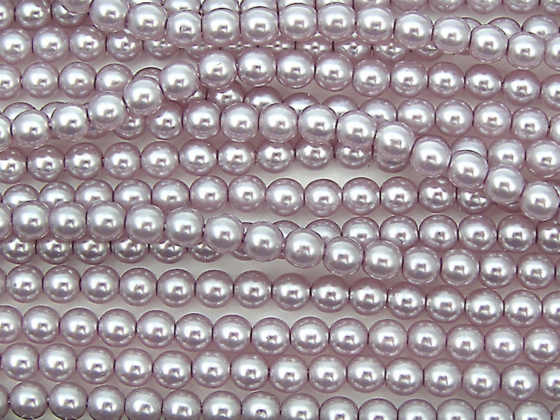 Steel Blue nacre pearl color Czech Round Glass Imitation loose Pearls