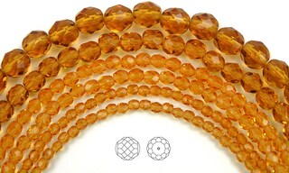 600 Perline Di Vetro Sfaccettato Ceco 4mm, Lucidate A Fuoco, Colore Acquamarina Azuro (Blu Trasparente Metallico) Per Gioielli Fai Da Te