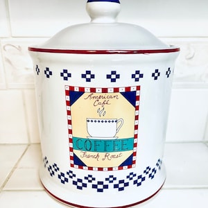 American Cafe Design Coffee/ Tea Canister