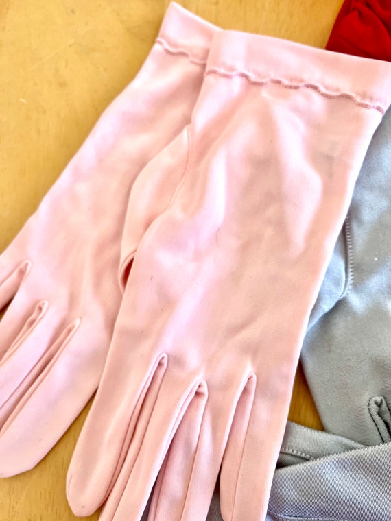 Vintage Gloves Lot of Five, Easter Spring, evenin… - image 5