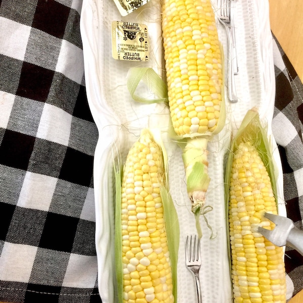 Olfaire Corn on Cob glazed Ceramic Platter, made in Portugal