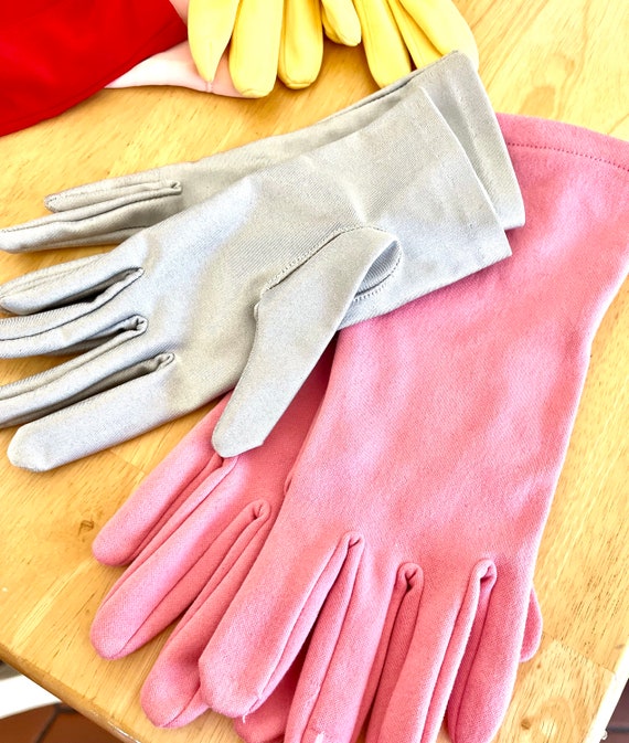 Vintage Gloves Lot of Five, Easter Spring, evenin… - image 4