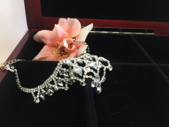 Vintage Jewelry Box, Elegance Silver Plated Footed