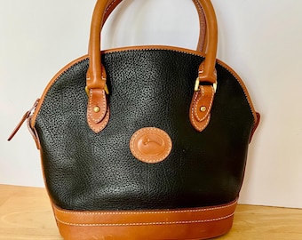 Dooney & Bourke Leather Norfolk Bag/Satchel Vintage