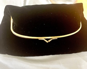 Coblens Original vintage Handbag, Black Velvet Clutch