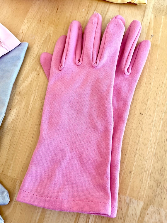 Vintage Gloves Lot of Five, Easter Spring, evenin… - image 3