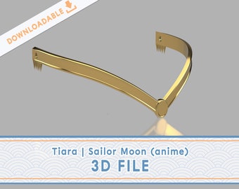 Sailormoon-tiara anime-versie | 3D-bestand