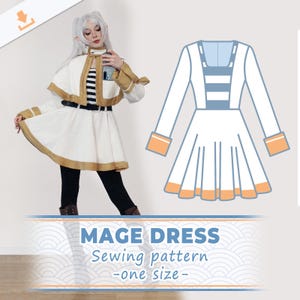 Beyond Journey's Mage dress | Digital Pattern
