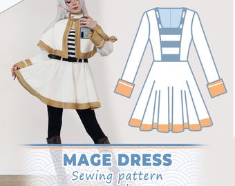 Beyond Journey's Mage dress | Digital Pattern
