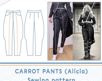 Carrot pants (Alicia) | Digital Pattern