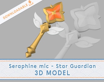 Seraphine microphone Star Guardian | League of Legends 3D FILE