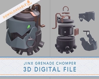 JINX grenade 3D FILE |  cosplay accessory for Arcane League of Legends