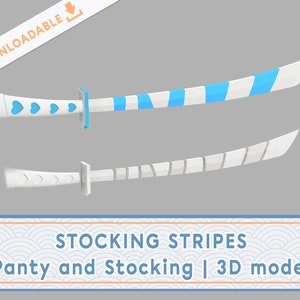 Stocking Stripes | Panty and Stocking with Gaterbelt