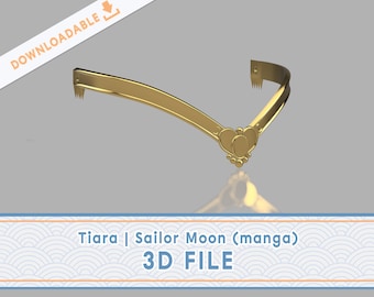 Mangaversie Sailormoon-tiara | 3D-bestand