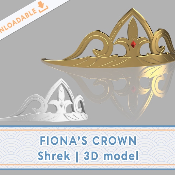 SHREK | Fiona crown 3D model