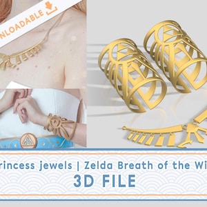 Breath of the Wild Zelda Goddess Jewels [3D files to print ]