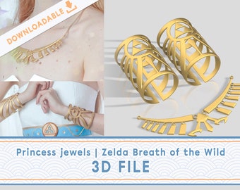Breath of the Wild Zelda Goddess Jewels [3D files to print ]