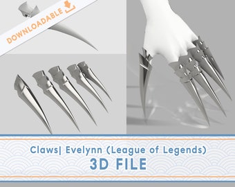 K/DA - Evelynn Claws | 3D File