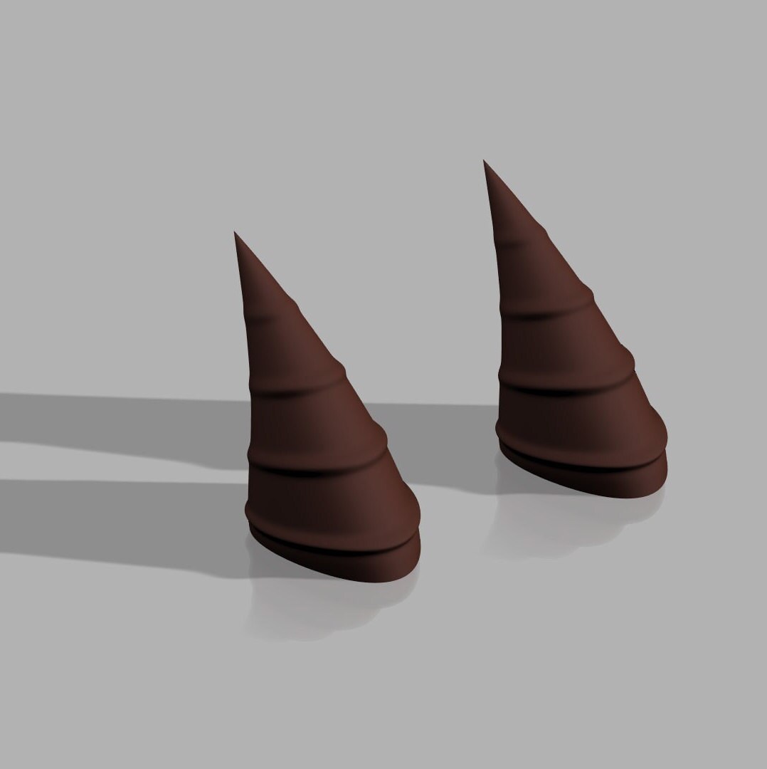 Little Devil Horns 3D File for Original Character OC | Etsy