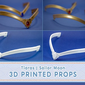 Sailor moon tiaras - Manga and anime version - 3D print