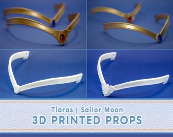 Sailor moon tiaras - Manga and anime version - 3D print