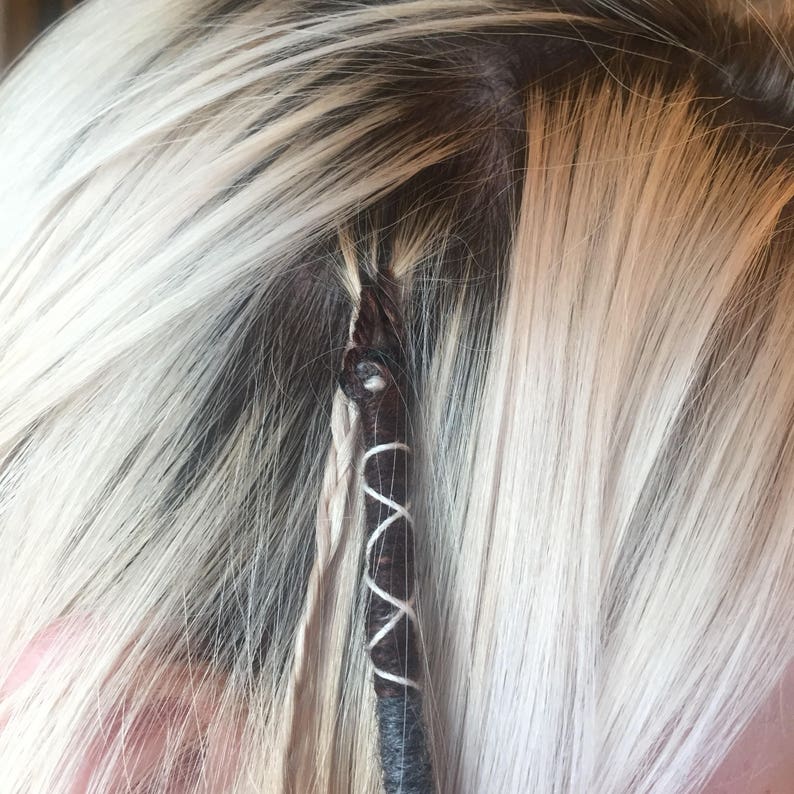 Hair Wrap Extensions Yarn Braid in Clip in festival Hair Etsy