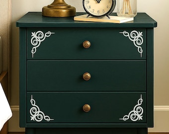 Self-Adhesive Satin Vinyl Decorative Decal Stickers,Accents for Furniture or Walls Colour Options BC03