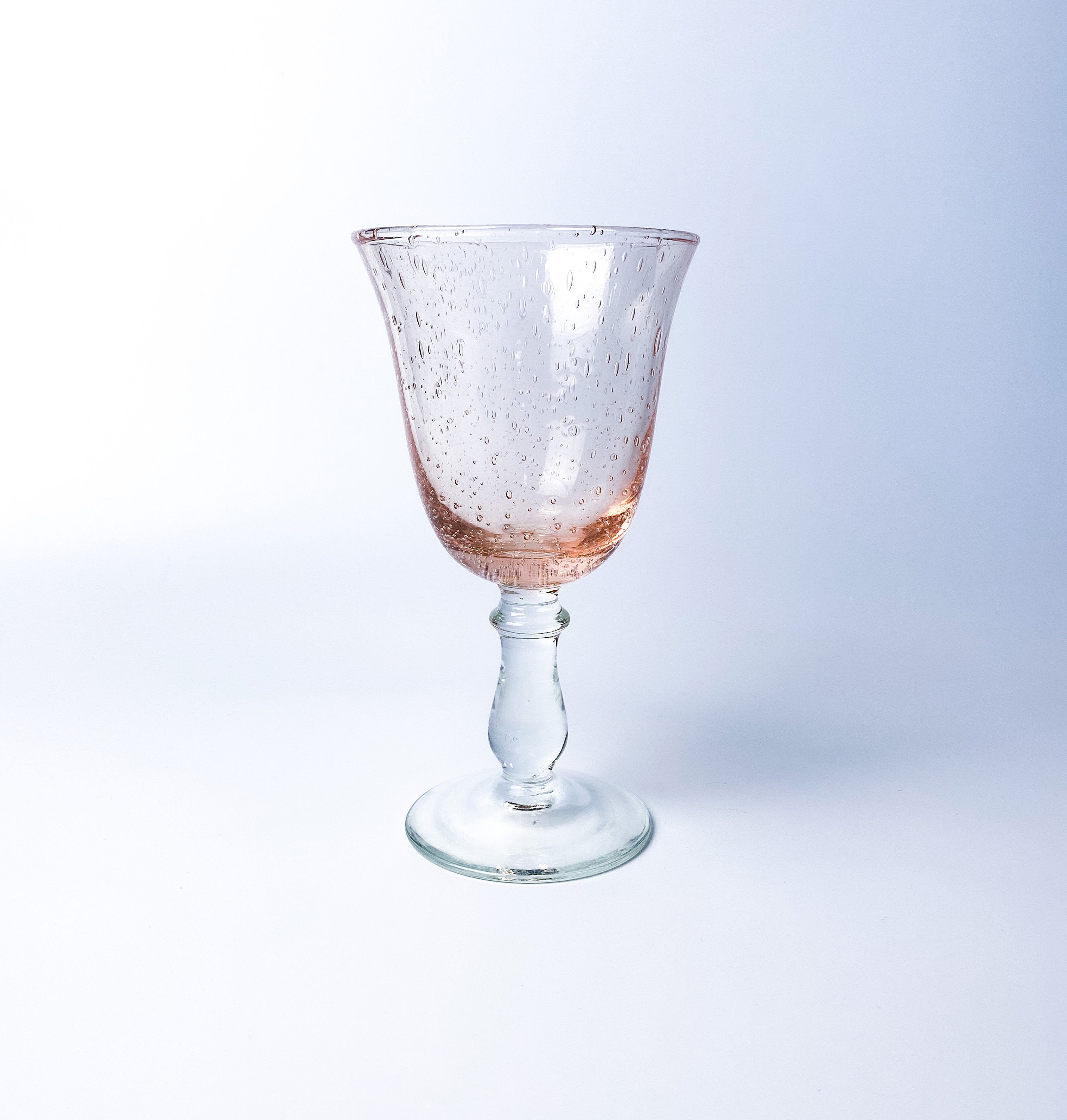 Handblown Pink Champagne Glasses Set of 4 Glassio Brand Etsy