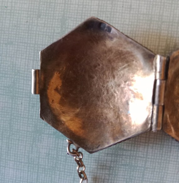 Solid silver bracelet, hallmarked with hand worke… - image 7